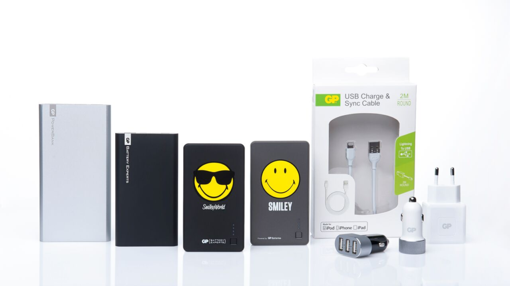 Range of equipment from GP Batteries.