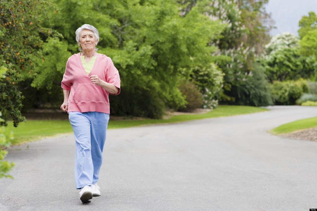 Walking is a good way to build mileage. [Photo from www.huffingtonpost.com]