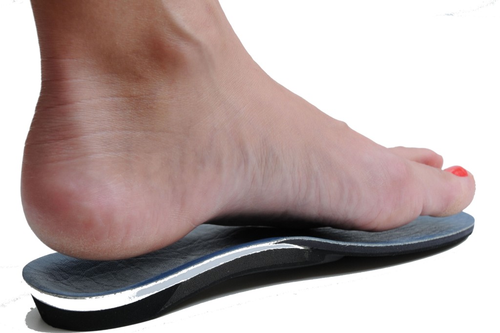 Using customised insoles may not necessarily be a solution. [Photo from www.londonrheumatology.co.uk]