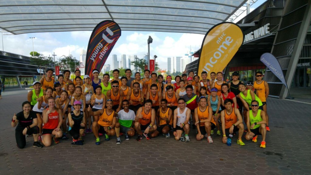 The first 'Run with Pacers' session took place yesterday.