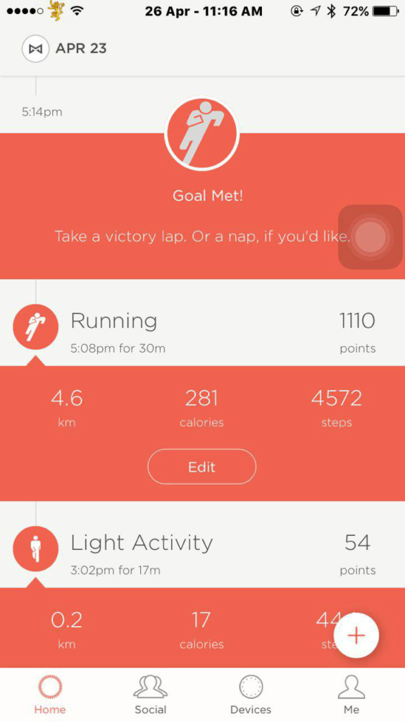 I have been running with the Swarovski Shine.