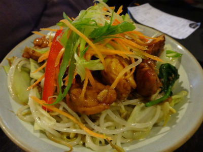 Teriyaki Salmon with Udon.