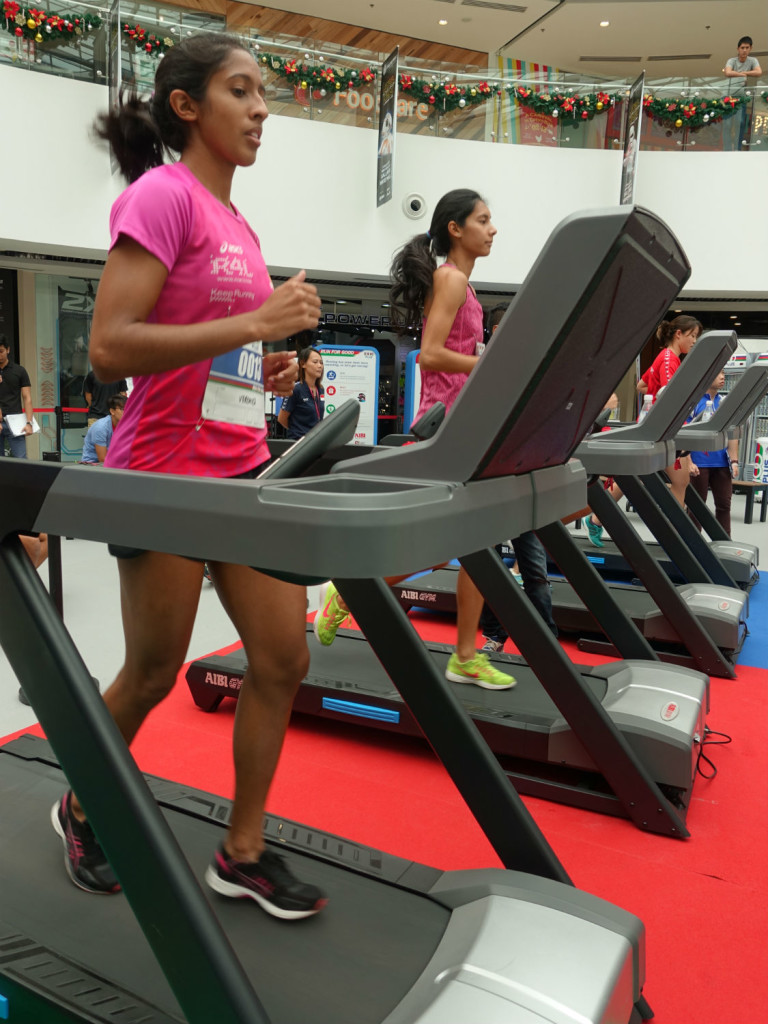 National sprinter, Shanti Pereira, is all smiles.