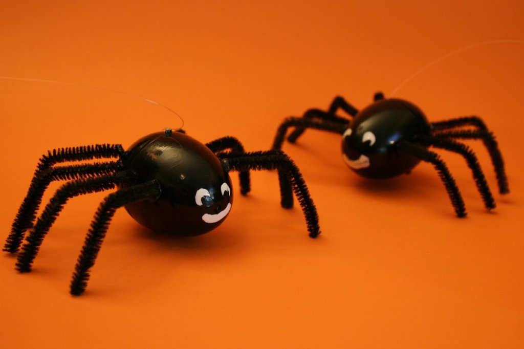 Seeing spiders on Halloween night may not be a bad thing. (Source: www.chicaandjo.com)