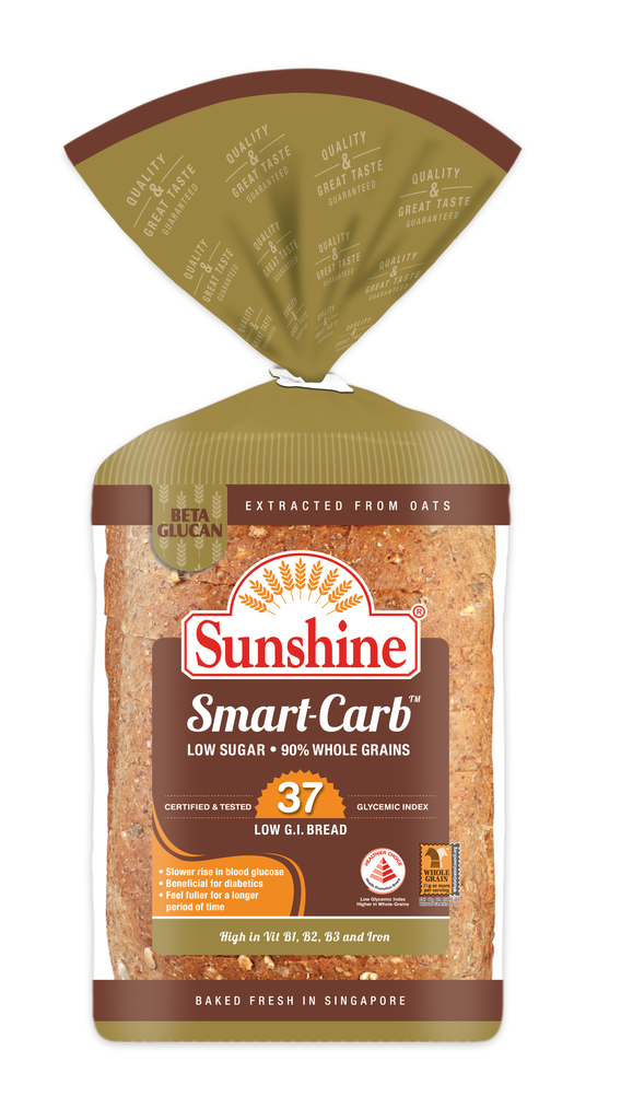 Sunshine’s newly released Sunshine Smart-CarbTM Low Glycemic Index (G.I.) Bread.