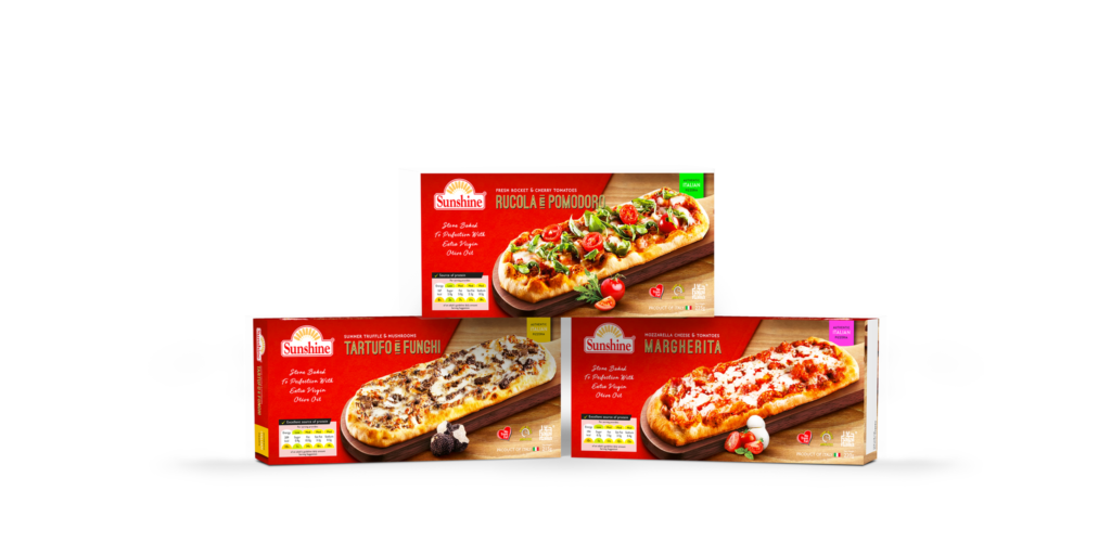 The pizzas can be prepared within minutes.