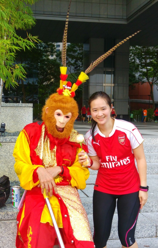 I managed to get a picture with Sun WuKong too.