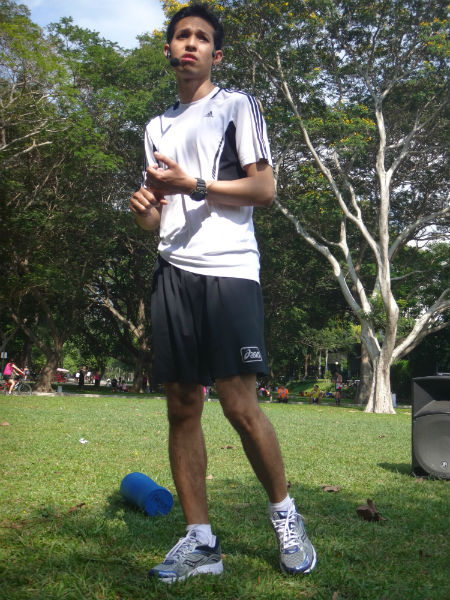 Zaki, the Senior Sports Physio from Tan Tock Seng Hospital.